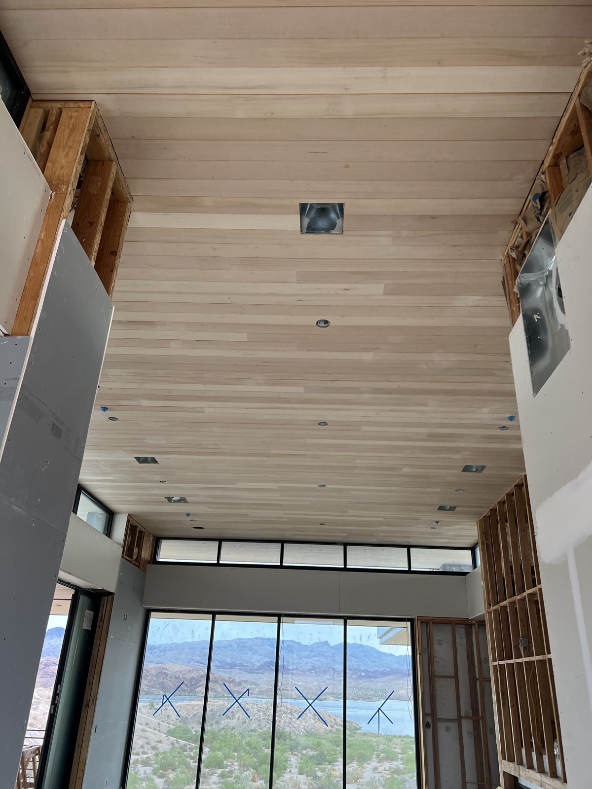 Architectural wood ceiling details